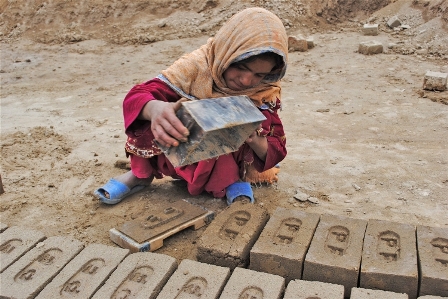 The brick making industry has a particularly high level of bonded labourers, exploiting not only vulnerable children, but also traditional low-caste family labourers. Both children and adults, male and female are slaves in primary industries, manufacturing, commercial sexual exploitation, forced begging and domestic servitude.