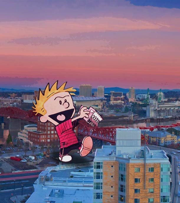 Calvin and Hobbes Fan Art