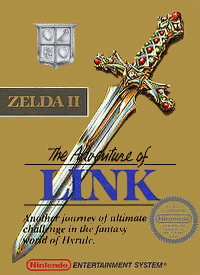 best selling SNES games  - zelda 2 cover - Zelda Ii The Alb future of Nk Ingihgt jutney of ultimate linlent challenge in the fantay fond of Huile. Nintendo Entertainment System