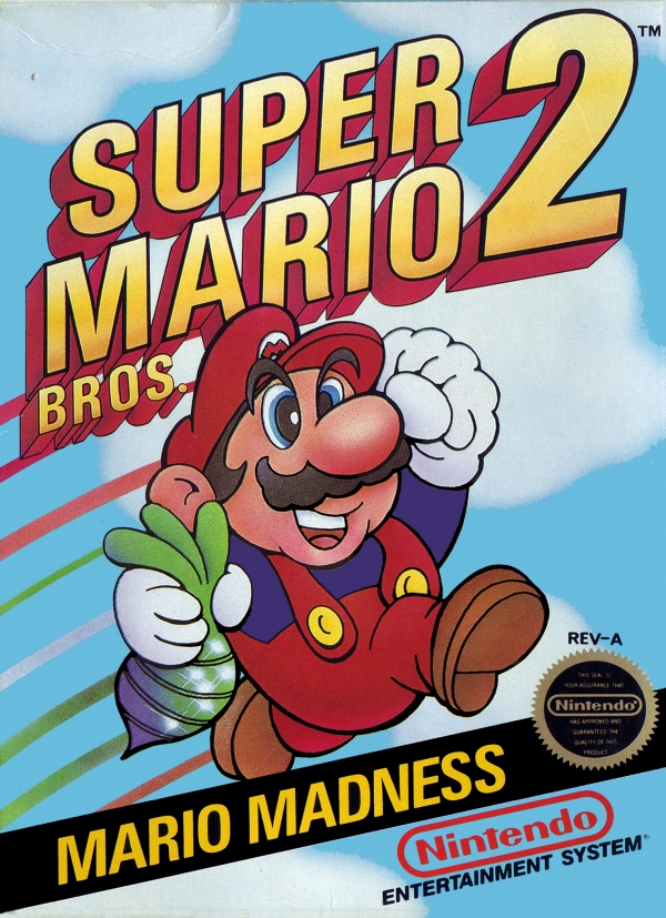 best selling SNES games  - super mario bros 2 nes cover - Tm 2 Super Mario Brosi RevA Nintendo Mario Madness Nintendo Entertainment System