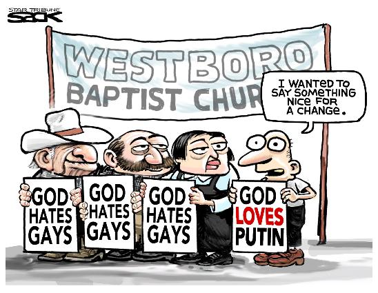 Editorial Cartoons And Westboro Baptist Church