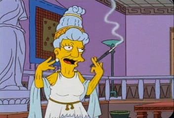 Mrs. Skinner AKA Principal Skinner's Mom AKA Agnes Skinner - First Appearance, The Telltale Head, on February 5, 1990 - Voiced by Tress MacNeille