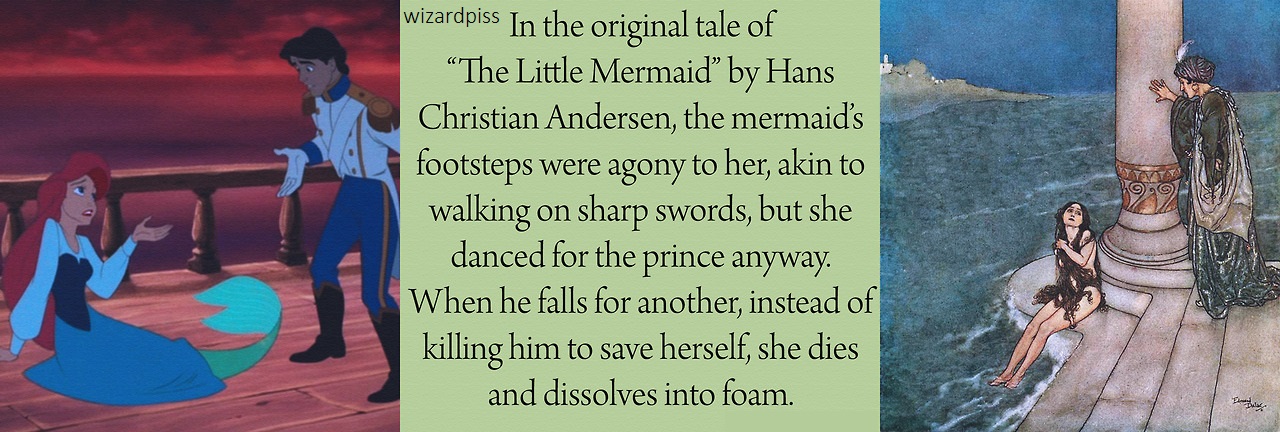 Disney Fairy Tales  vs. Original Fairy Tales