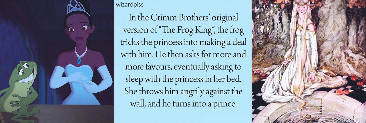 Disney Fairy Tales  vs. Original Fairy Tales
