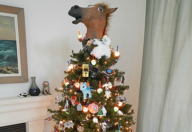 nerdy christmas tree