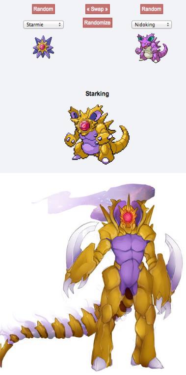 Pokemon Fusion Art