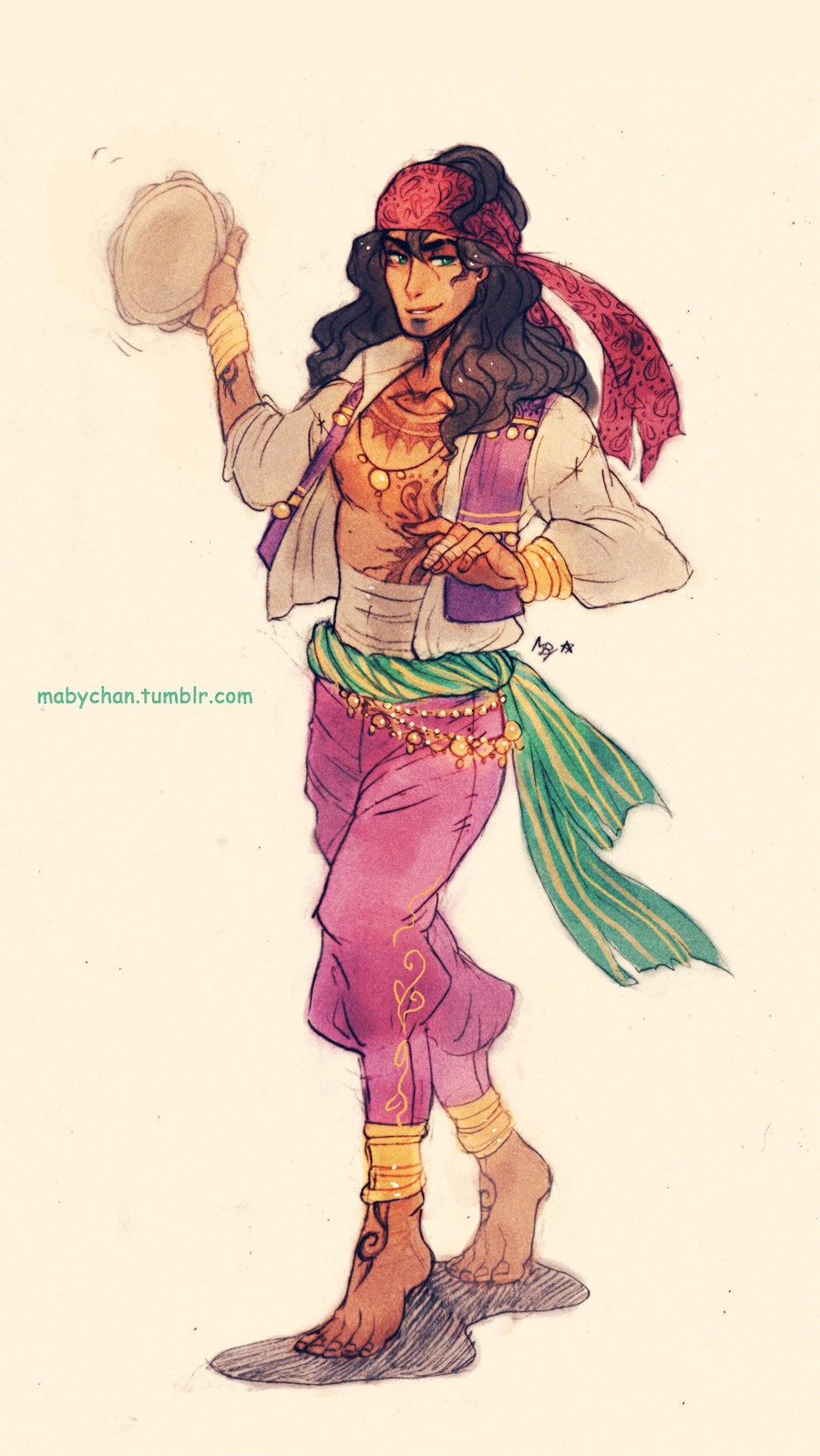 Disney Genderbend Esmeralda