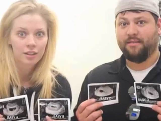 Utah Moms Priceless Reaction To Having Quadruplets