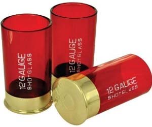 12 Gauge shotgun shell shot glasses