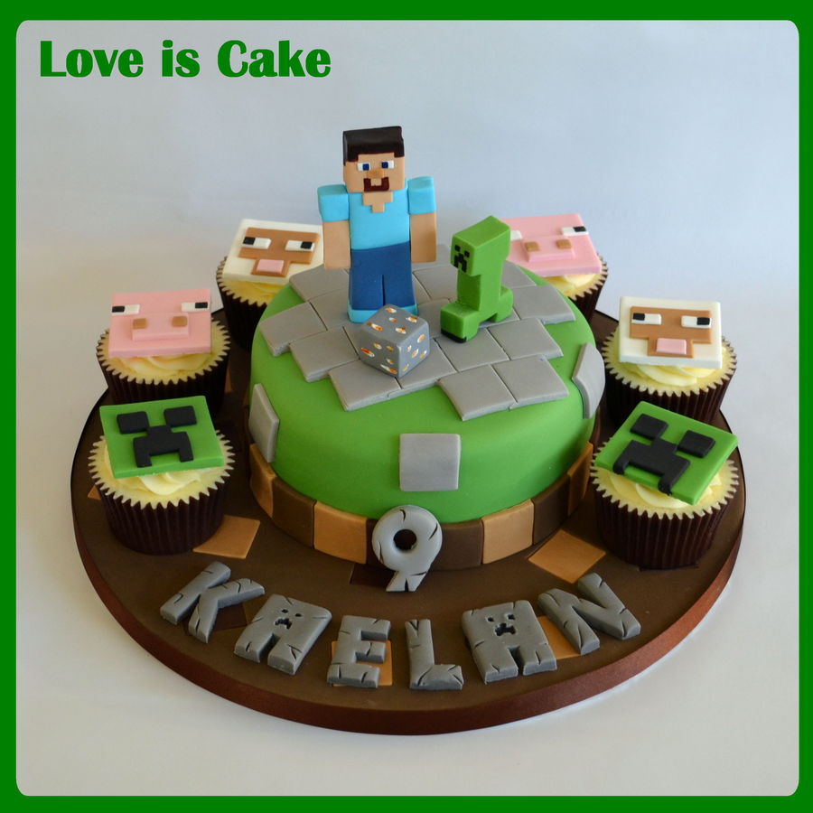 minecraft cakes and cupcakes - Love is Cake Prele