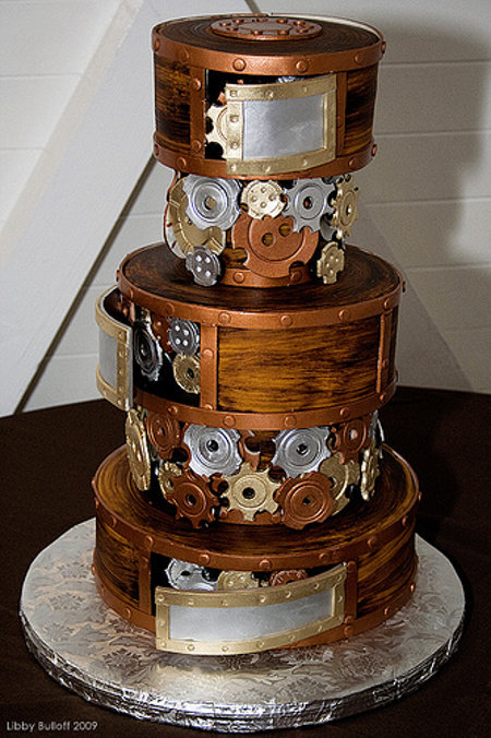 engineer wedding cake