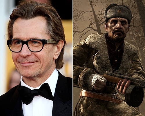 Gary Oldman as Sgt. Viktor Reznov from Call of Duty: World at War and Call of Duty: Black Ops