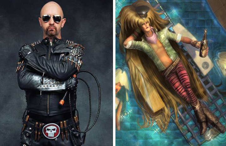 Rob Halford as General Lionwhyte from Brutal Legend