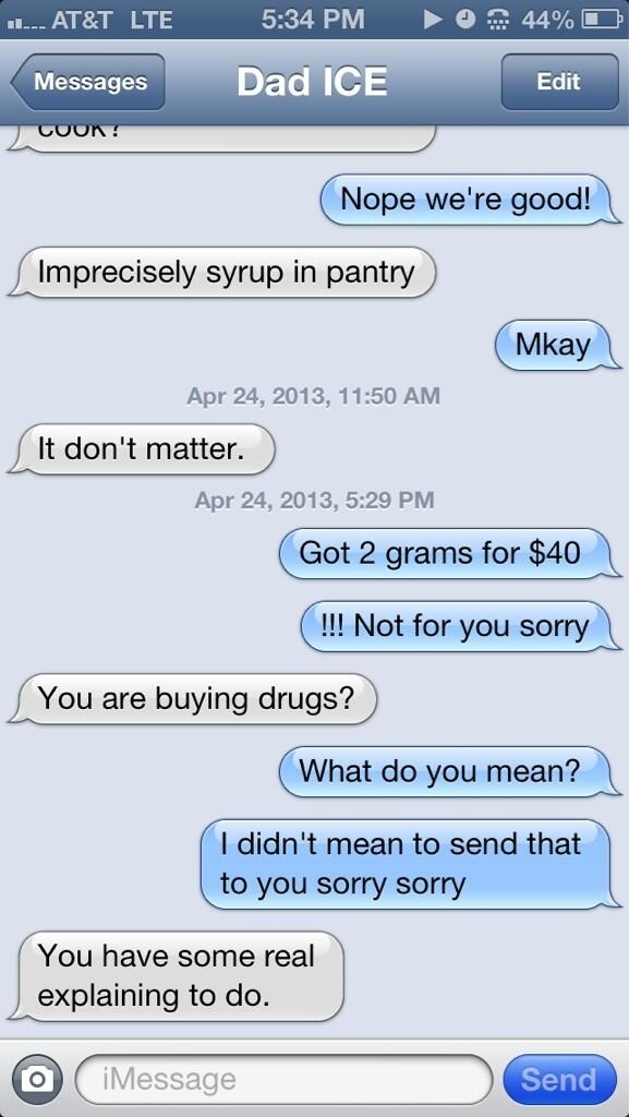 Texting Parents Pretending To Be a Drug Dealer
