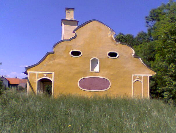 Houses with Facial Expressions