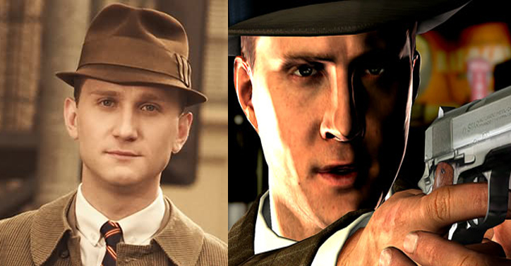 Aaron Staton as Detective Cole Phelps from L.A Noire