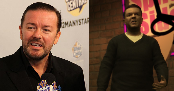 Ricky Gervais in Grand Theft Auto IV