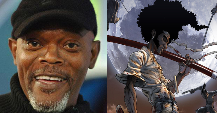 Samuel L. Jackson as Afro Samurai and Ninja Ninja from Afro Samurai: The Game