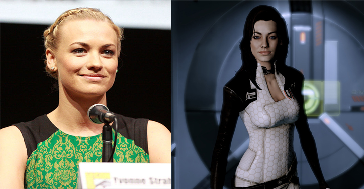 Yvonne Strahovski is Miranda Lawson from the Mass Effect Series