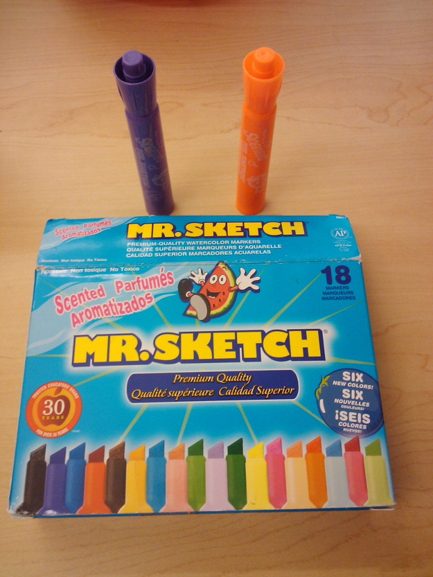 Pens that actually smelled good.