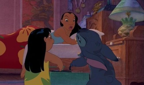 Lilo and Stitch - A Mulan poster is found hanging in Nani's room.