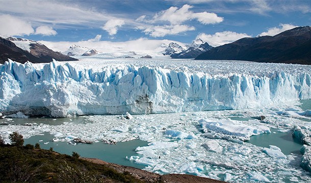 Glaciers hold around 70 to 80 of the Earth's fresh water.