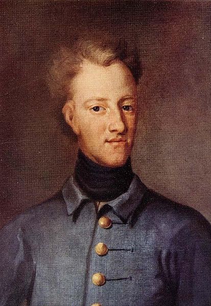 King Charles XII of Sweden - Crowned King of Sweden at the young age of 15, Carolus Rex was the most predominant kings of Sweden, exceptional for abstaining from alcohol and women, he felt most comfortable during warfare. Contemporaries report of his seemingly inhuman tolerance for pain and his utter lack of emotion. His reign remained unchallanged until his still unknown death at the Battle of Fredrikshald, Norway in 1718, marked the downfal of the great Swedish Empire.
