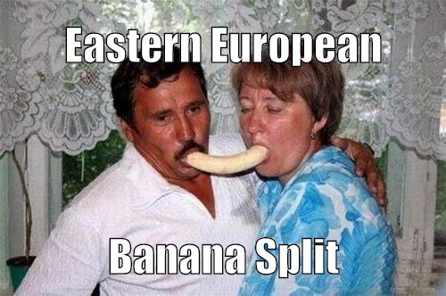 The banana split