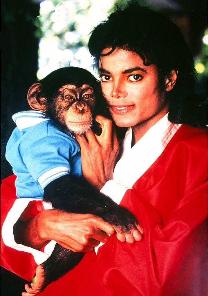 michael jackson chimp