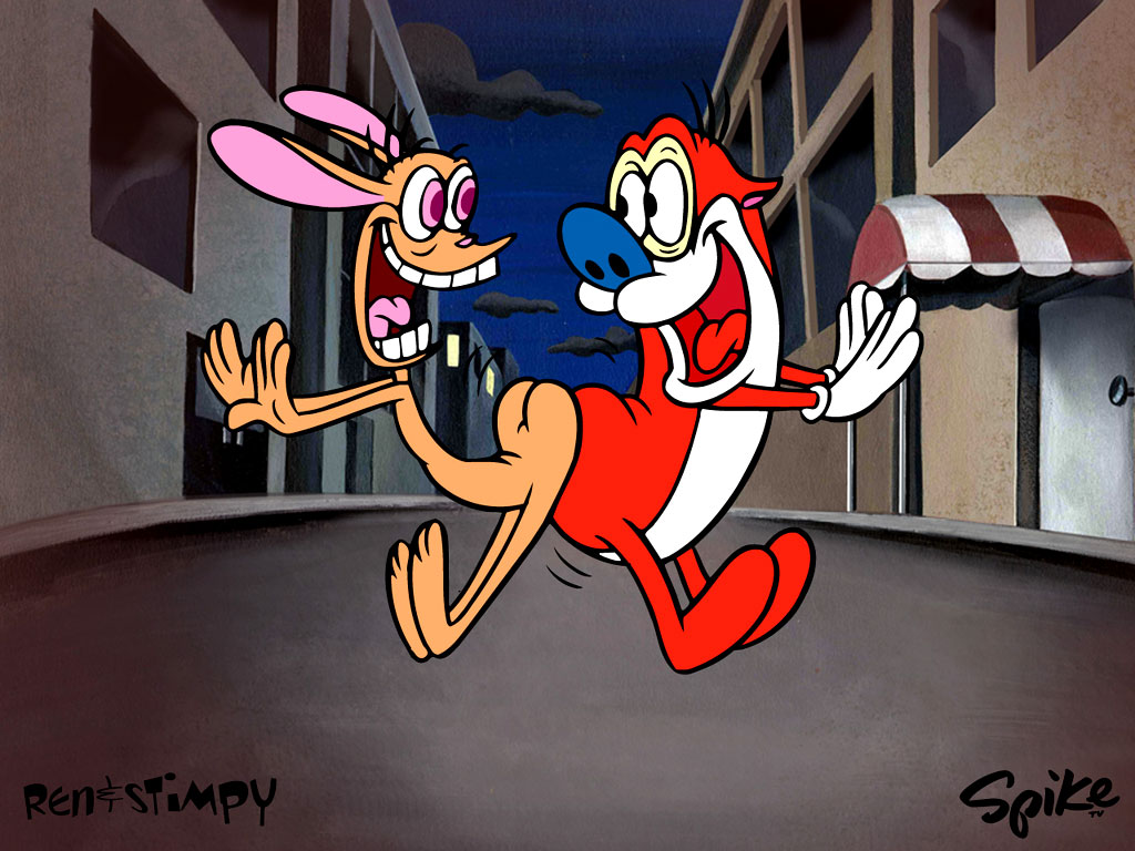 ren and stimpy butts