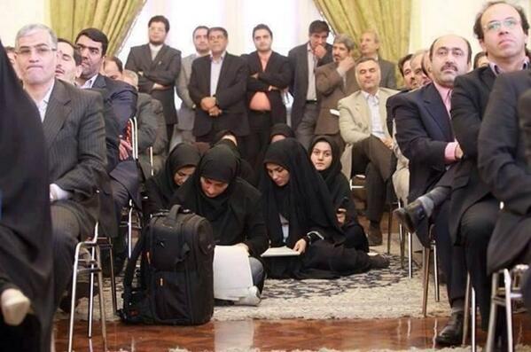 Women journalists in Iran