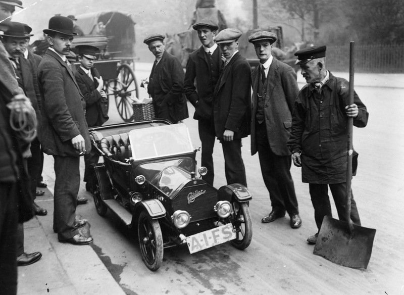 A miniature, fully functional replica of a Cadillac that was made for the British Royal family of Siam. 1913.