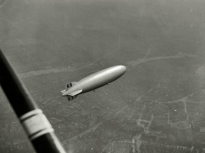 Zeppelin over California.