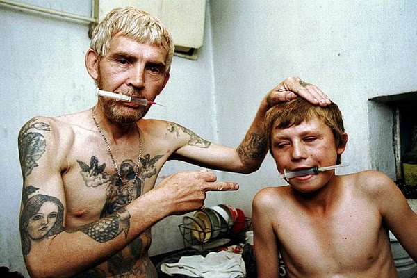 Dad and Son addicted to heroin