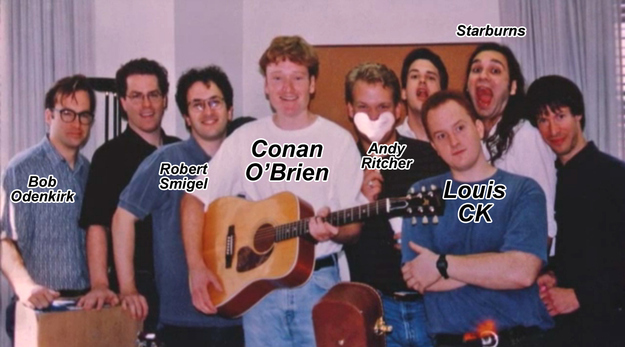 Young Conan OBrien, Louis CK, And Bob Odenkirk
