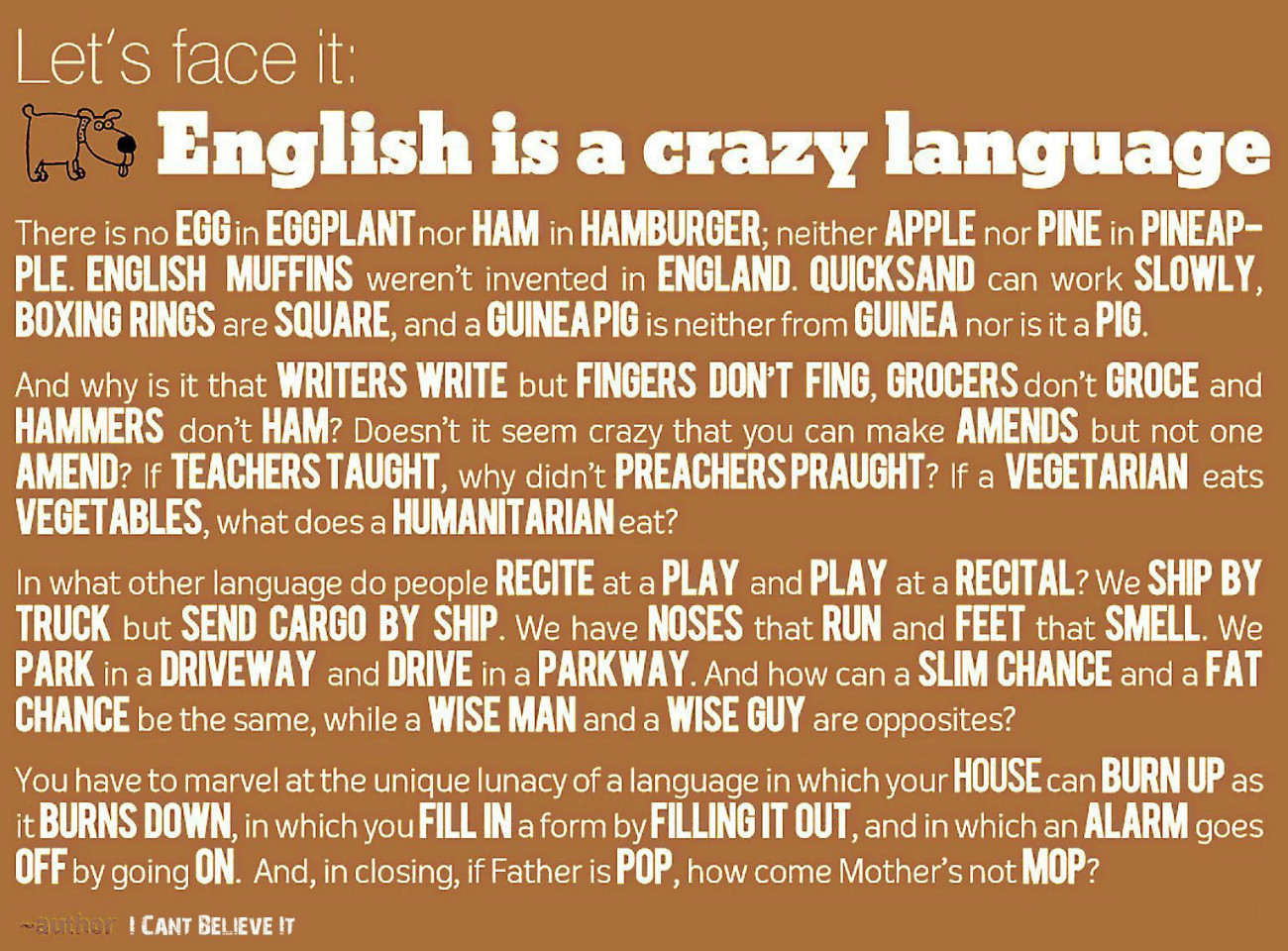 Pictures About The English Language