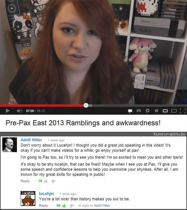 lucahjin memes - Ot 15.13 PrePax East 2013 Ramblings and awkwardness! found on epictu.be Adolf Hitler 1 week ago Don't worry about it Lucahjin! I thought you did a great job speaking in this video! It's okay if you can't make videos for a while, go enjoy 