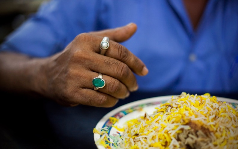 In India, the Middle East, and some parts of Africa, it is considered unclean to eat with your left hand.