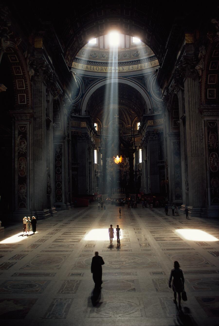 The Basilica of the Vatican in the morning