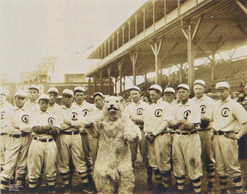 Chicago Cubs 1908 mascot was horrifying possibly a giant squirrel