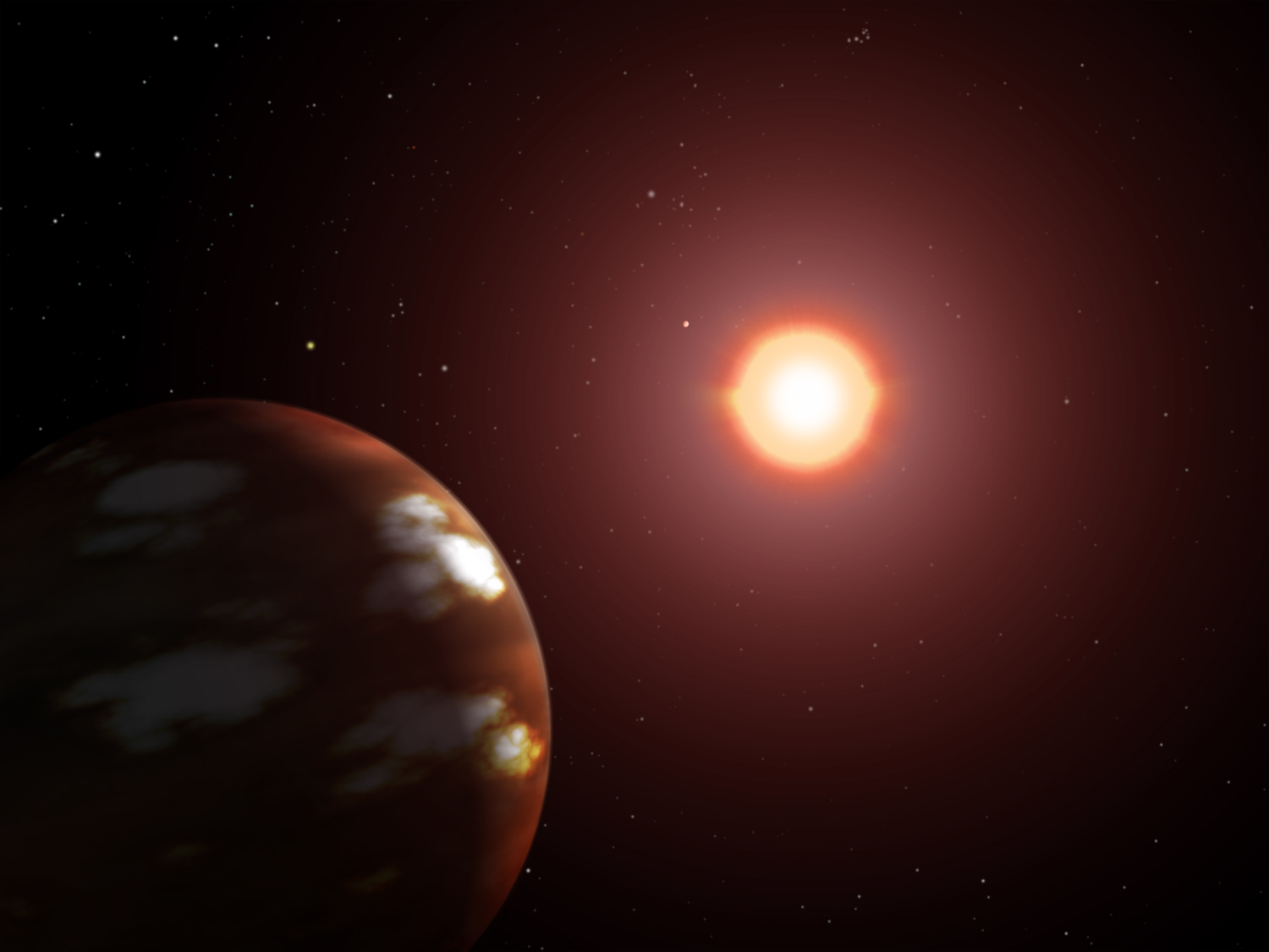 The Planet of Burning Ice-Although its 439 degrees celcius on Gliese 436 b, its watery surface doesnt evaporate. Instead, the molecules pull together to form something known as hot ice.