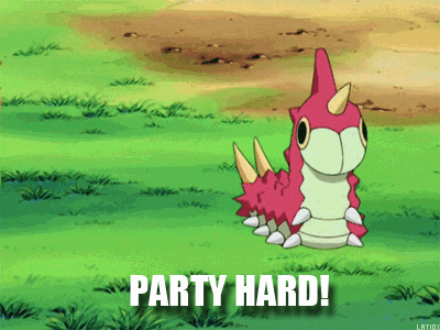 Wurmple knows how to Party