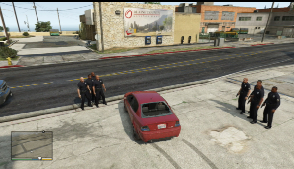 Random Police Convention outside my car?
