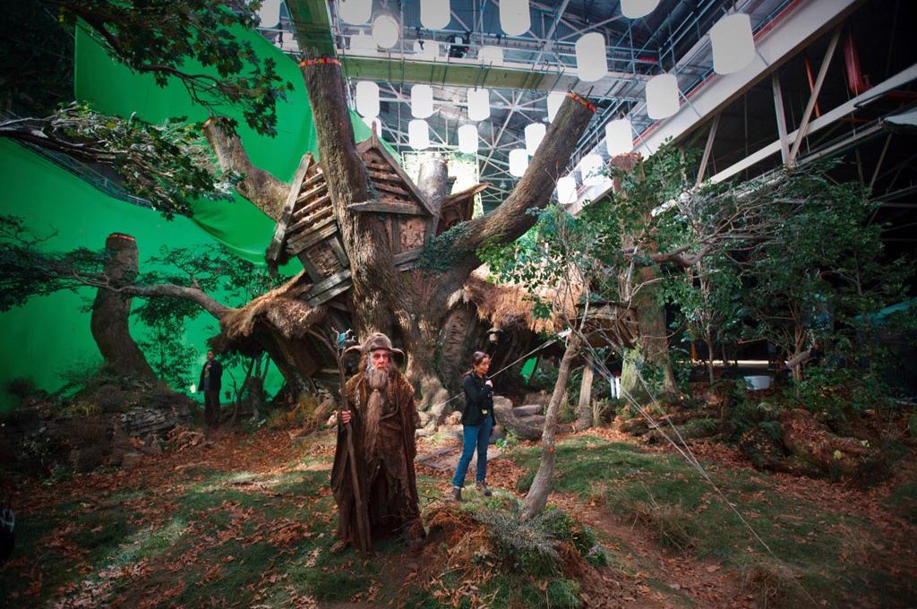 On the set of The Hobbit
