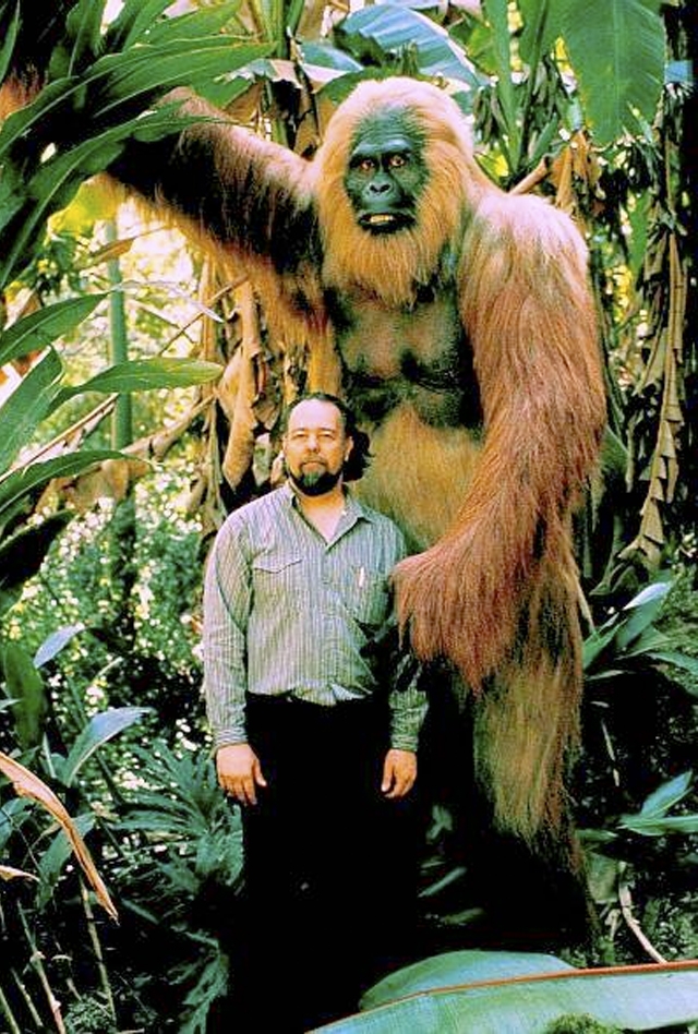 These things, gigantopithecus, lived among humans 100,000 years ago.
