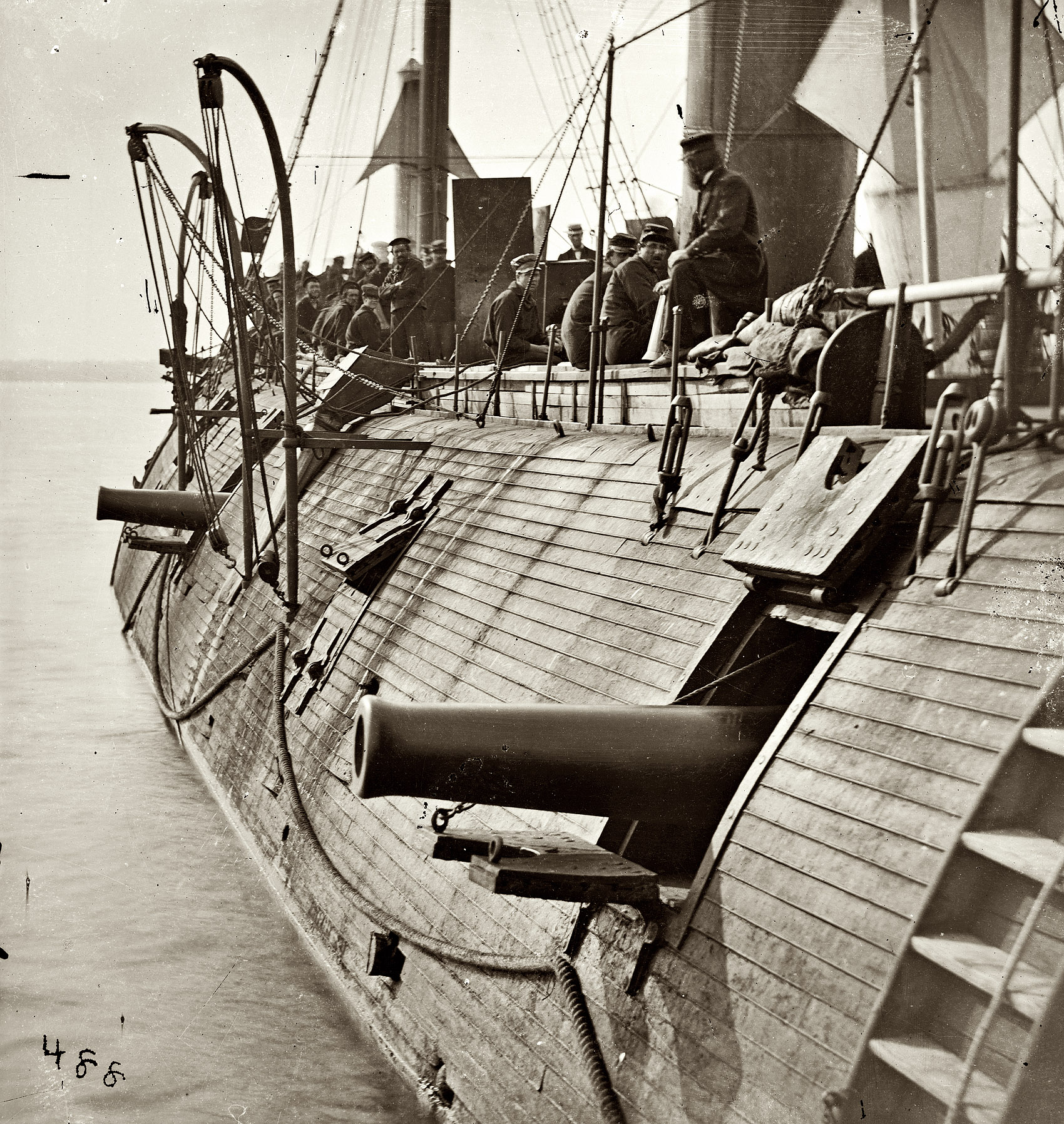 Federal Ironclad USS GALENA James River, VA 1862
