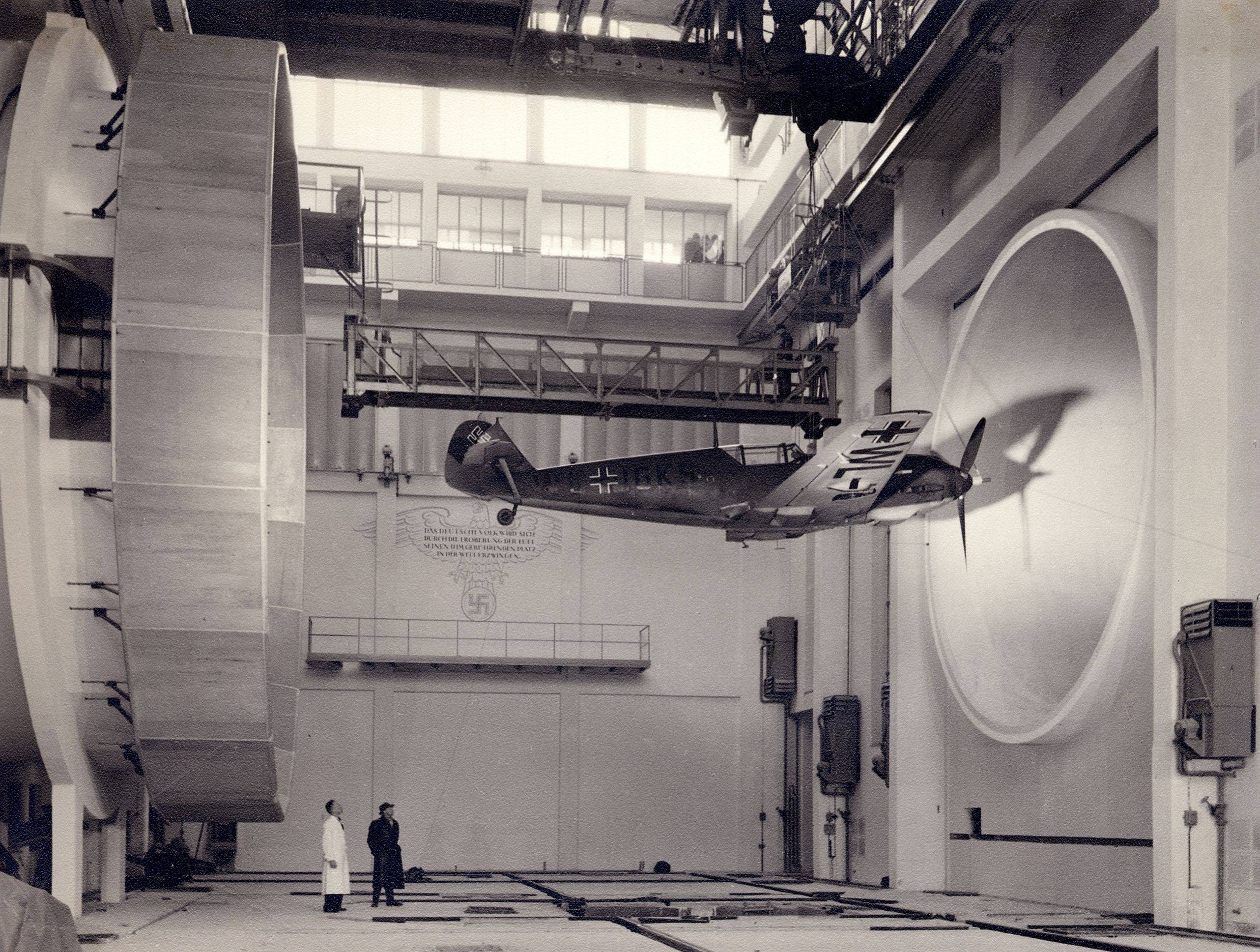 Germans testing a Messerschmitt Bf 109, 1935