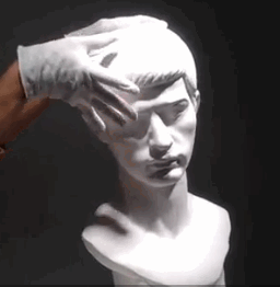 Bust made of Paper