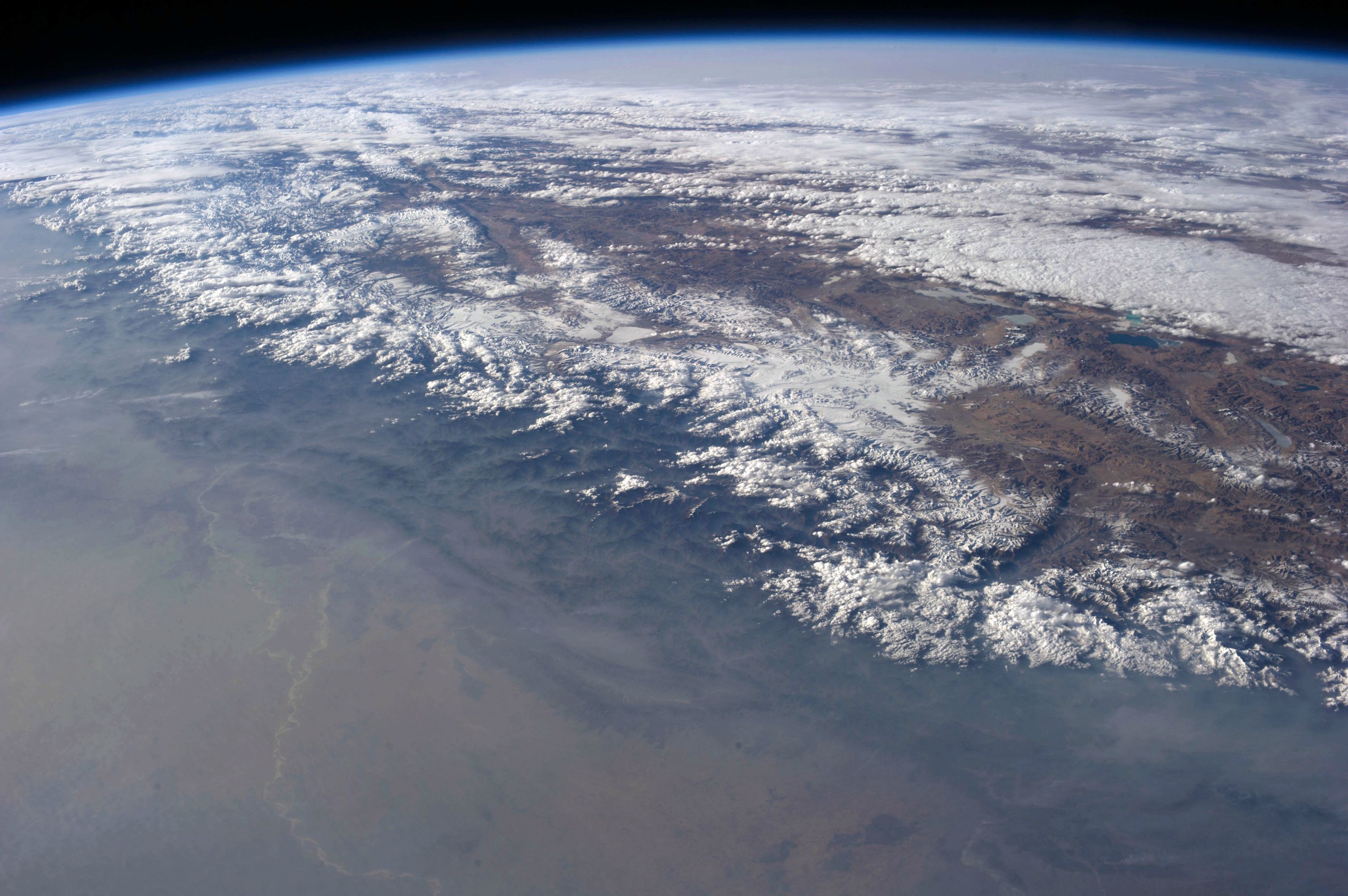 The Himalayas from space