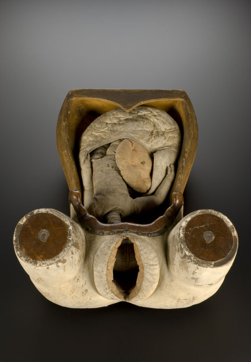 Obstetric phantom, Italy 1700-1800. Tool to teach medical students and midwives about childbirth